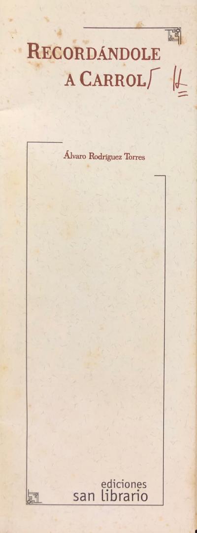 Recordándole a Carrol